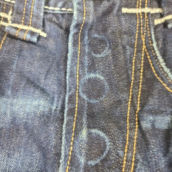 Vintage Y2K Ed Hardy‎ Death or Glory Distressed Embroidered Baggy Jeans 30 x 34” - Picture 3 of 13